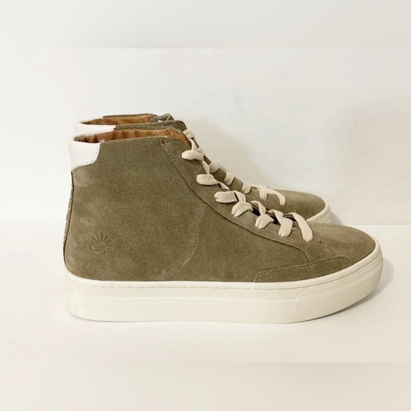 SOLUDOS INIZA HIGH TOP SAGE SNEAKERS 8.5 NEW IN BOX - Picture 1 of 14
